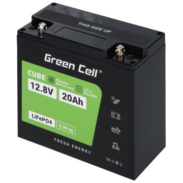 AKUMULATOR LIFEPO4 12.8 V 20 Ah Green Cell 12.8V/20AH/LIFEPO4-GC