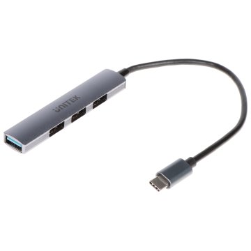 HUB USB 3.0 ROZGAŁĘŹNIK USB 4 PORTY UNITEK H1208B