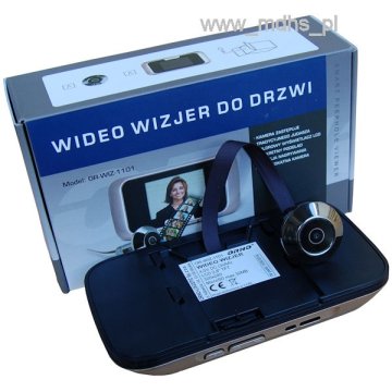 KAMERA DO DRZWI WIZJER JUDASZ MONITOR LCD 2.8" NAGRYWANIE VIDEO ZDJĘCIA ORNO OR-WIZ-1101