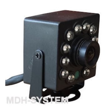 MINIATUROWA KAMERA CCTV CCD CVBS PAL 650 TVL DZIEŃ/NOC GW-R589T