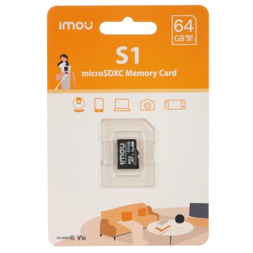 KARTA PAMIĘCI microSD 64 GB UHS-I SDXC  V10 S1 IMOU ST2-64-S1