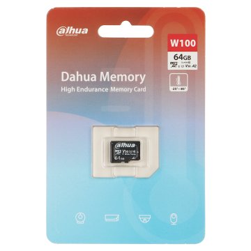 KARTA PAMIĘCI microSD 64 GB UHS-I SDXC V30 U3 A2 DAHUA TF-W100-64GB