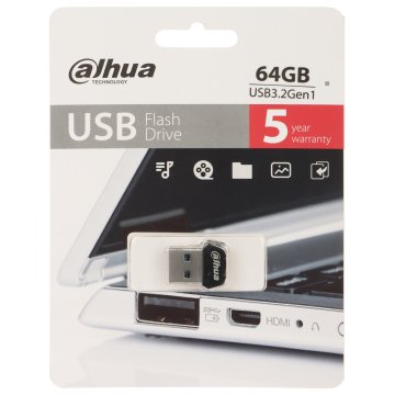 PENDRIVE 64 GB USB 3.2 Gen 1 MINIATUROWY DAHUA USB-U166-31-64G