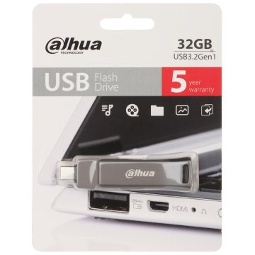 PENDRIVE 32 GB USB 3.2 Gen 1 USB-C DAHUA USB-P629-32-32GB