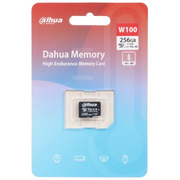 KARTA PAMIĘCI microSD UHS-I SDXC 256 GB V30 A2 DAHUA TF-W100-256GB