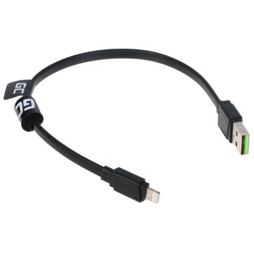 PRZEWÓD USB LIGHTNING 0.25 m Green Cell USB-A/LIGHTNING/0.25M-GC