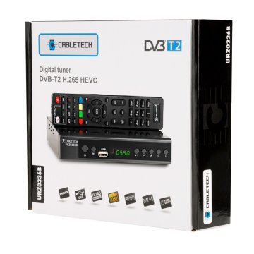 TUNER TELEWIZYJNY HD WI-FI  DVB-T2 CABLETECH URZ0336B + WIFI 