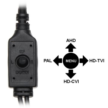MINIATUROWA KAMERA AHD HD-CVI HD-TVI CVBS  2 Mpx 1080p 4 mm MINI KAMERA APTI-H24M-36