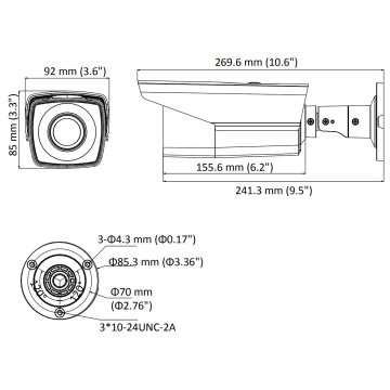 KAMERA AHD, HD-CVI, HD-TVI, PAL DS-2CE16D8T-AIT3ZF - 1080p 2.7&nbsp;... 13.5&nbsp;mm - <strong>MOTOZOOM </strong>HIKVISION