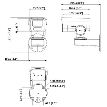 KAMERA IP OBROTOWA ZEWNĘTRZNA 3.7 Mpx 2.8 - 12 mm HIKVISION DS-2CD1A43G0-IZU (2.8-12MM)