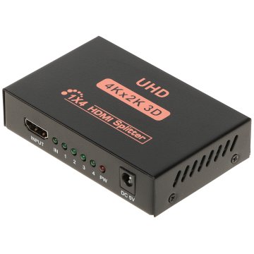 ROZGAŁĘŹNIK HDMI 1 WEJŚCIE 4 WYJŚCIA 3D 4K UHD HDMI-SP-1/4-V1